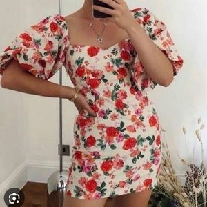 COPY - Brand new zara floral Caroline dress